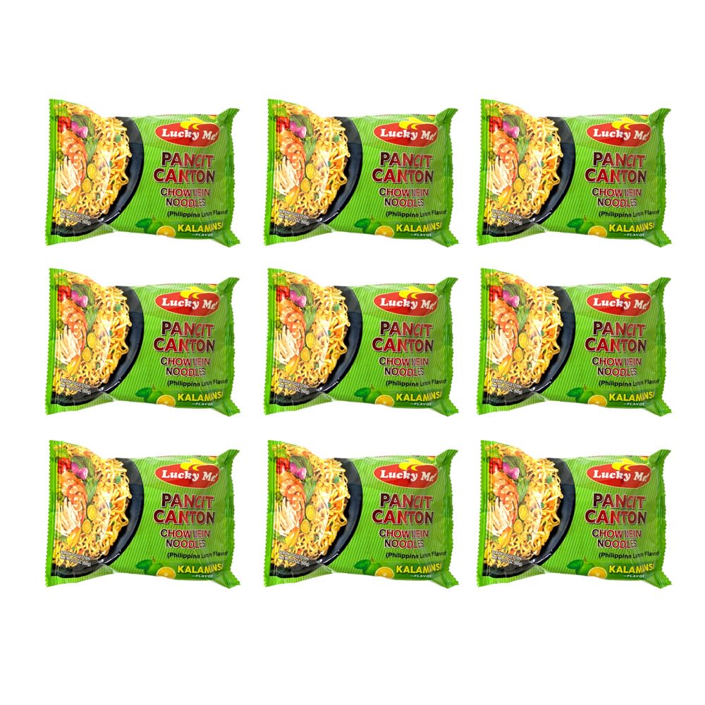 Product image of Lucky Me! Pancit Canton Kalamansi Citrus Flavor Instant Chow Mein Noodles Pack of 15